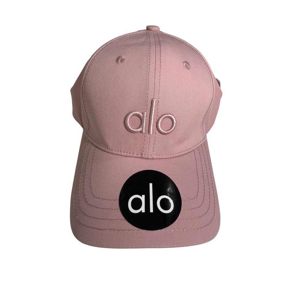Alo Yoga Off-Duty Cap Women O/S Pink NEW Adjustable Cotton Baseball Hat